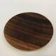 Vintage wooden cups and saucers in teak