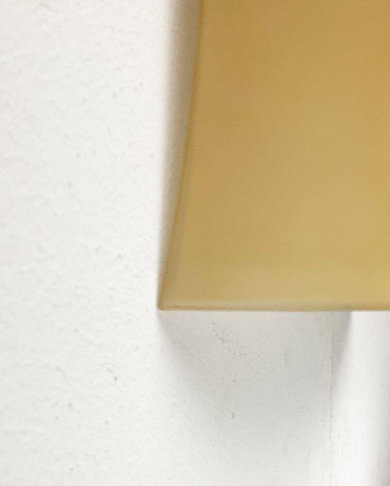 Postmodern vintage Italian glass wall lamp by Lucitalia, 1970s.