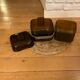 Smoked guzzini plexiglass ice bucket 1970
