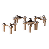 Stoff Nagel candle holders