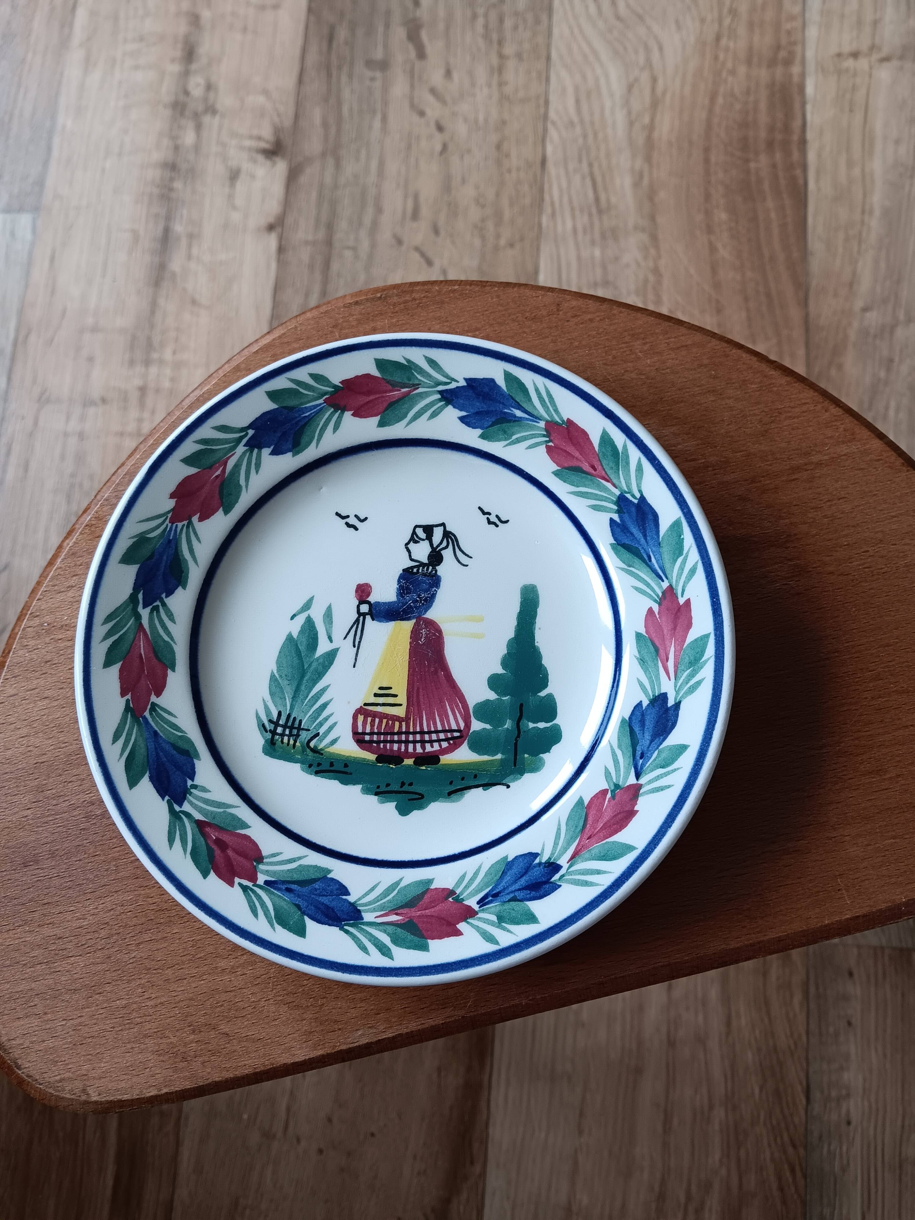 Small plate HB Quimper