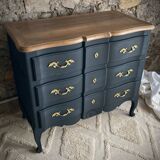 Commode arbalète noire