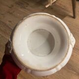 19th century Paris white porcelain tureen