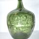 Large demijohn carboy 25l green glass bottle h52cm