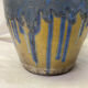 Vase en grès bleu flamme