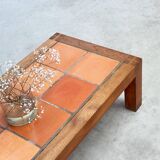 Table basse en orme Maison Regain