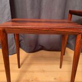 Pair of rosewood tables 64 B, designed by Erik Riisager Hansen, Haslev Møbelsnedkeri, Denmark, 196