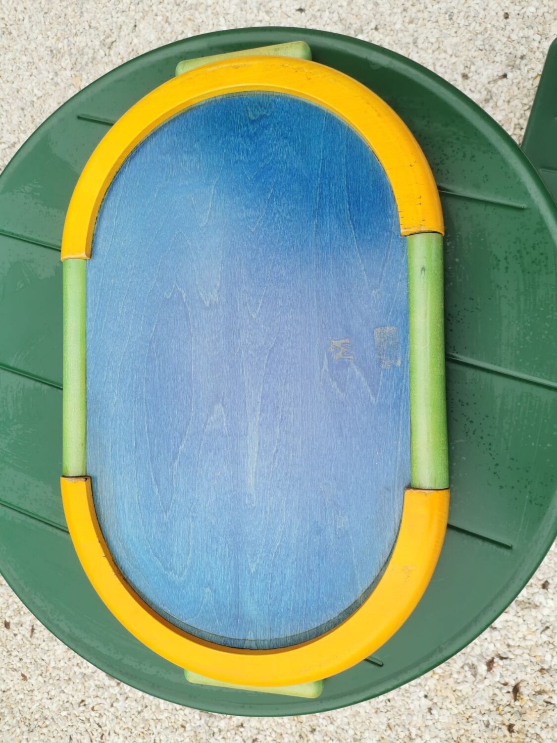 Wooden top Pietro Manzoni