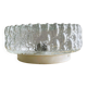 Portuguese bubble glass flush mount lamp