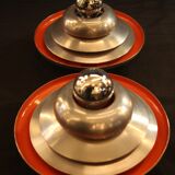 Set of 3 units of Herda wall lamps Active