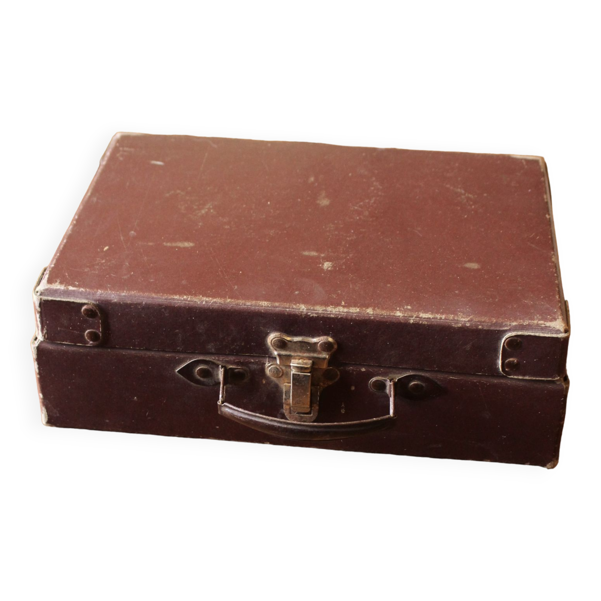 Brown suitcase
