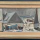 Swedish Oil On Canvas – “Abstract Landscape” By Carl Berndtsson