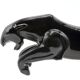 Large Deco sculpture of a panther in Murano glass, 1940s