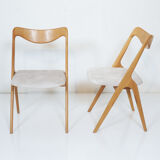 Ensemble de 6 chaises en chêne par Albin Johansson & sons 1960