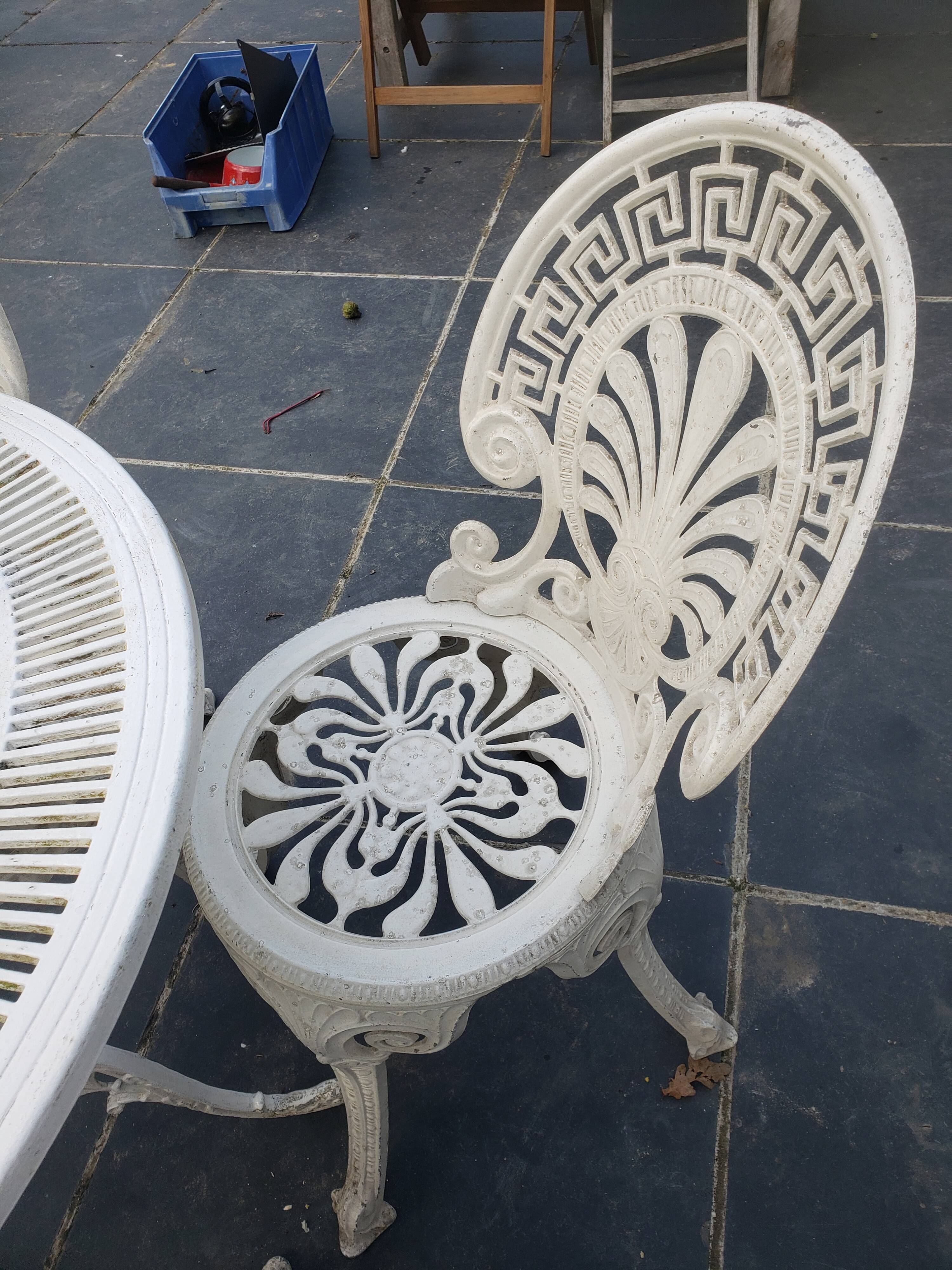 Antique garden furniture