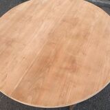 Renovated Louis XVI extendable round table from the 19th century, 260cm.