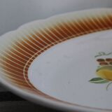 Oval ceramic plate