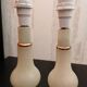 Alabaster lamp bases