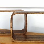 Czech Decorative Shelves attributed to Ludvik Volak , 1960s, Set of 3
