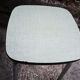 Old sky blue formica stool
