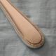 Set of 12 cheese or fruit knives with silver metal handles.