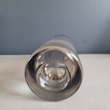 Smoked glass roller vase