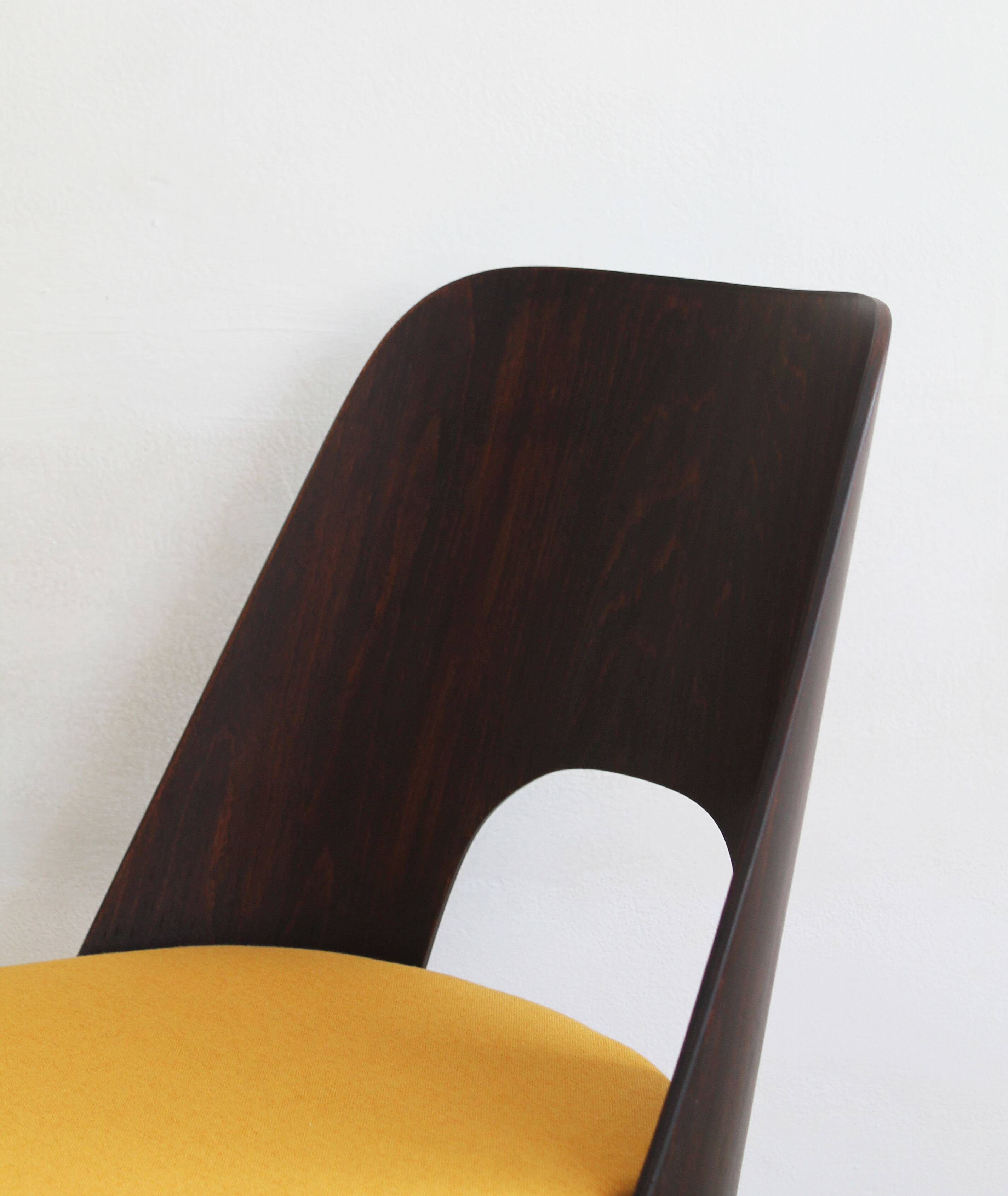 Set of Four Model 515 Chairs by TON Furniture