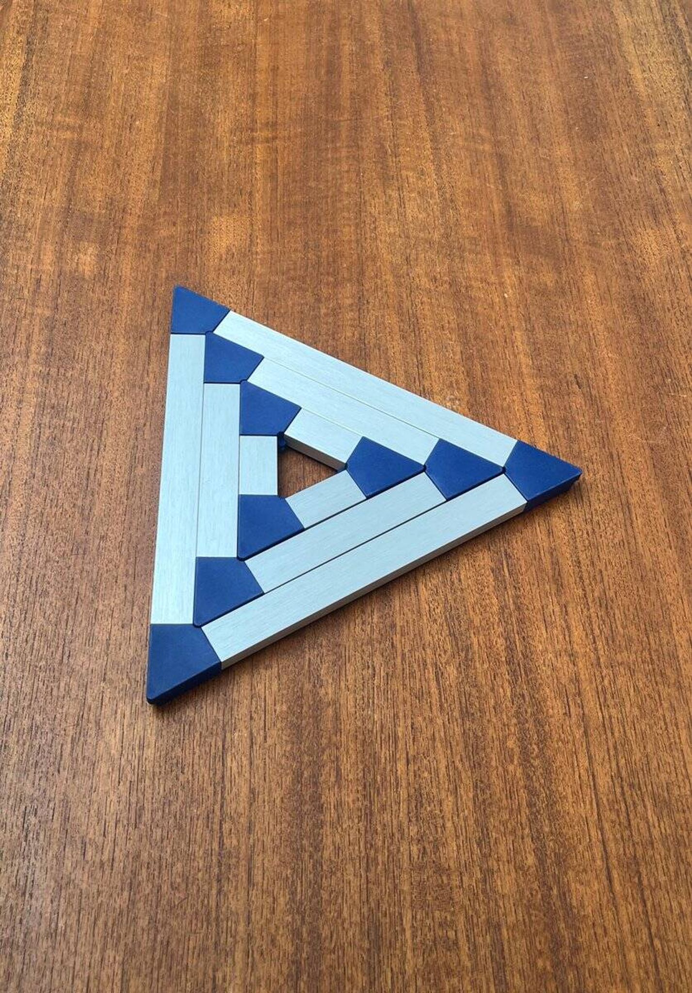 Postmodern triangular trivets by Jorgen Meldgaard for Menu, 1980s, set of 3.