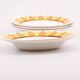 Service 4 assiettes creuses faïence Digoin Sarreguemines modèle Tournesol