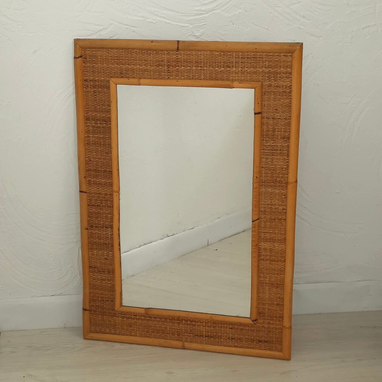 Vintage bamboo bedroom, Dal vera, wicker