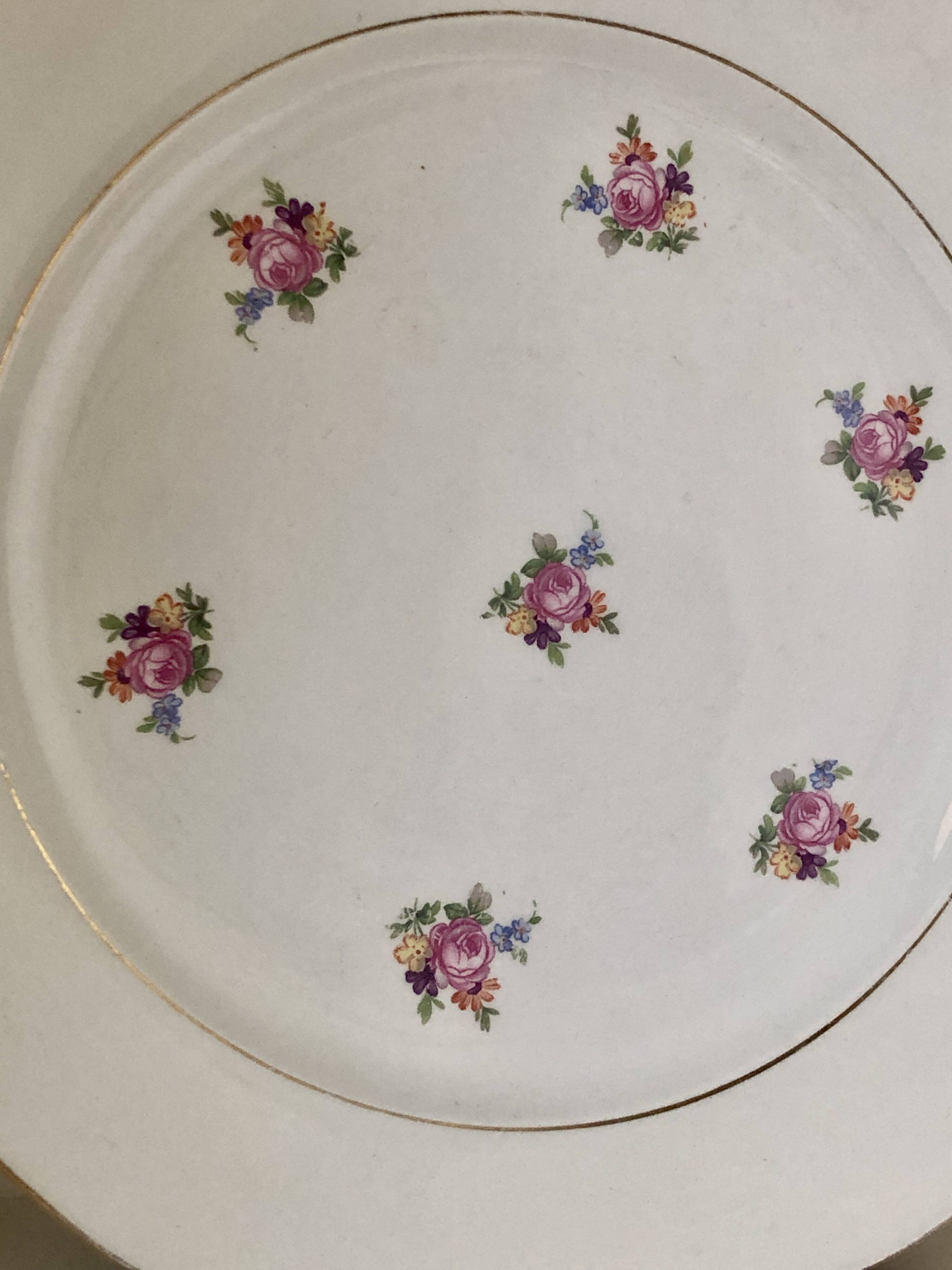 Céranord porcelain presentation plate