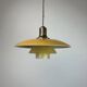 1928/29 Poul Henningsen pendant with yellow shades model 3/2,5
