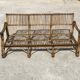 Bamboo sofa Dal Vera Italian design sofa 1970