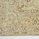 Tapis Vintage Beige Clair Motif Médaillon Floral Élégant, 354x458 Cm
