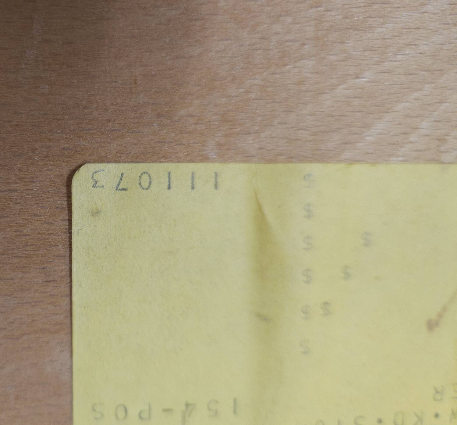 6 wooden and fabric chairs, 1970