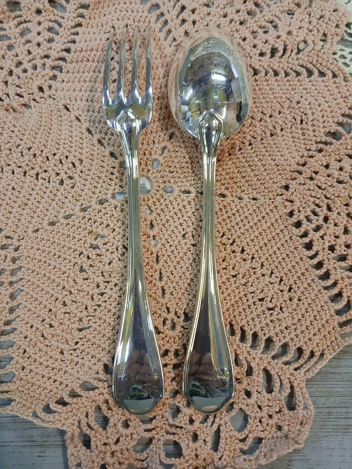 5 pairs of silver-plated cutlery
