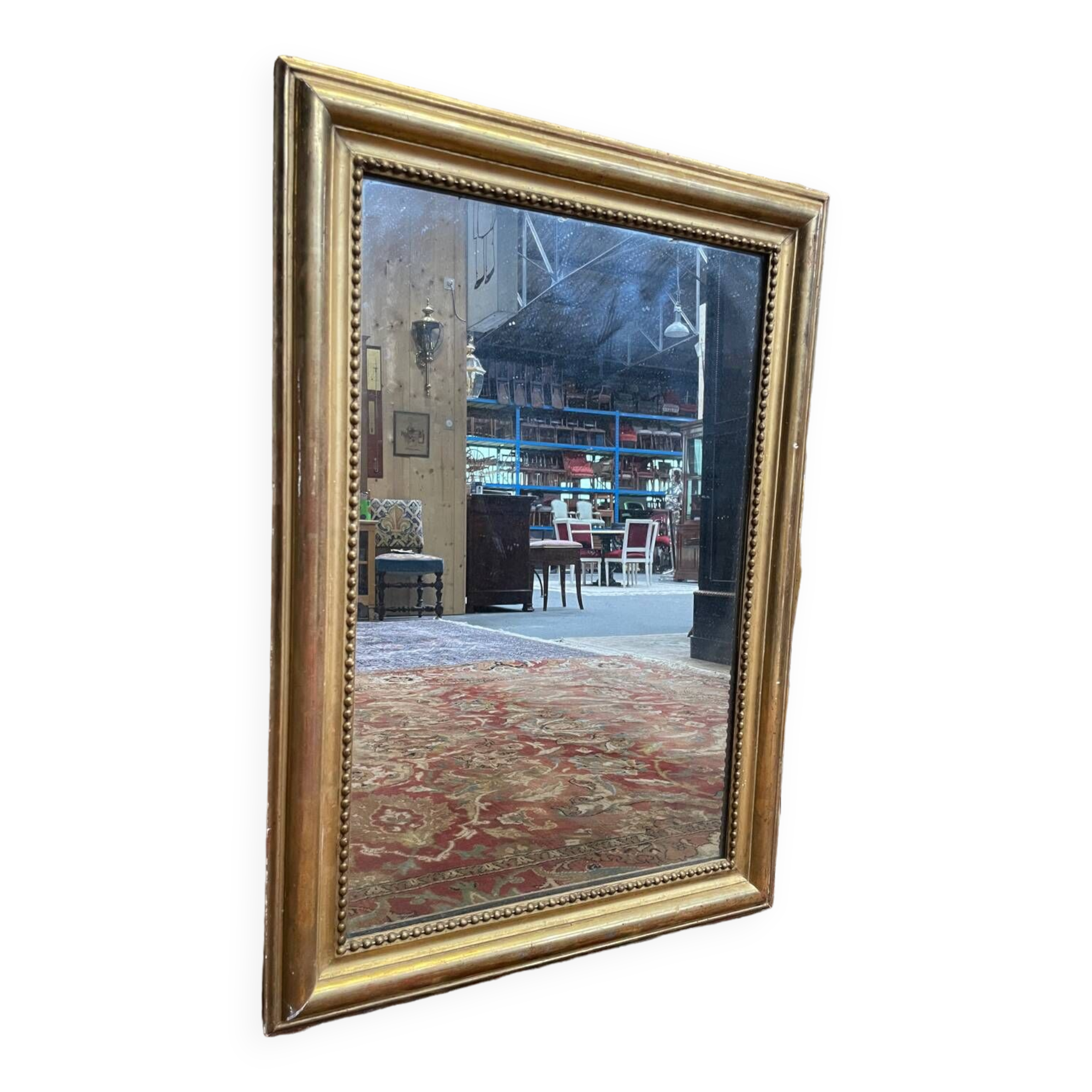 Louis XVI mirror with gold leaf