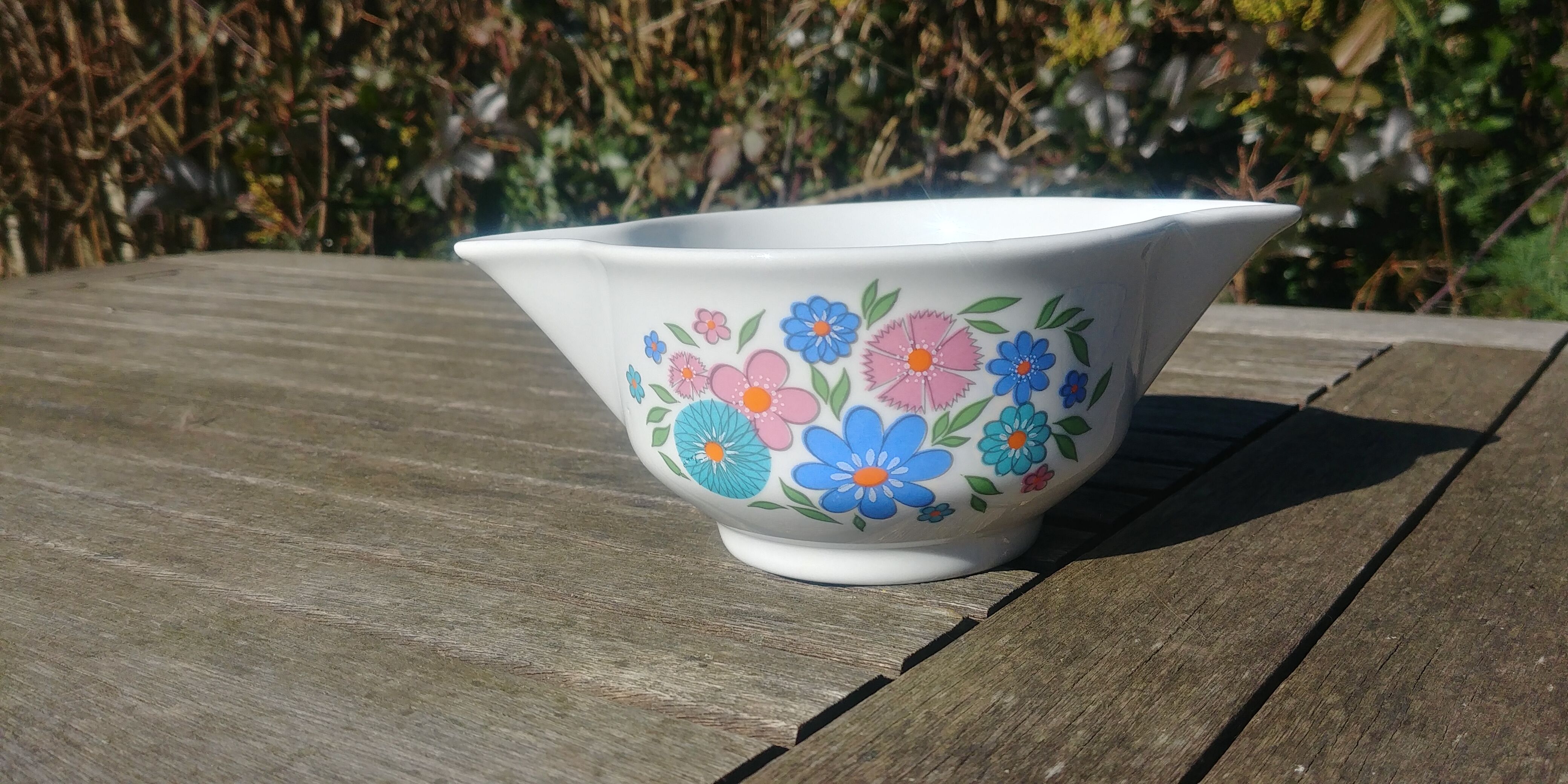 Serving bowl/saucière in porcelain Vintage 70s from Tognana