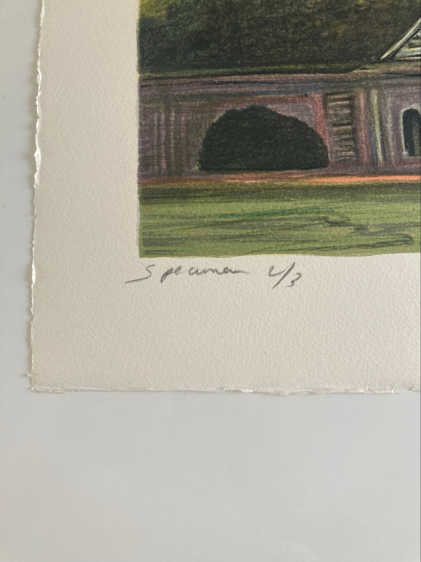 Numbered and signed lithograph by Michel Henry - Urban landscape - Paris