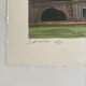 Numbered and signed lithograph by Michel Henry - Urban landscape - Paris