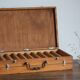 Boite de rangement en bois à fermoir