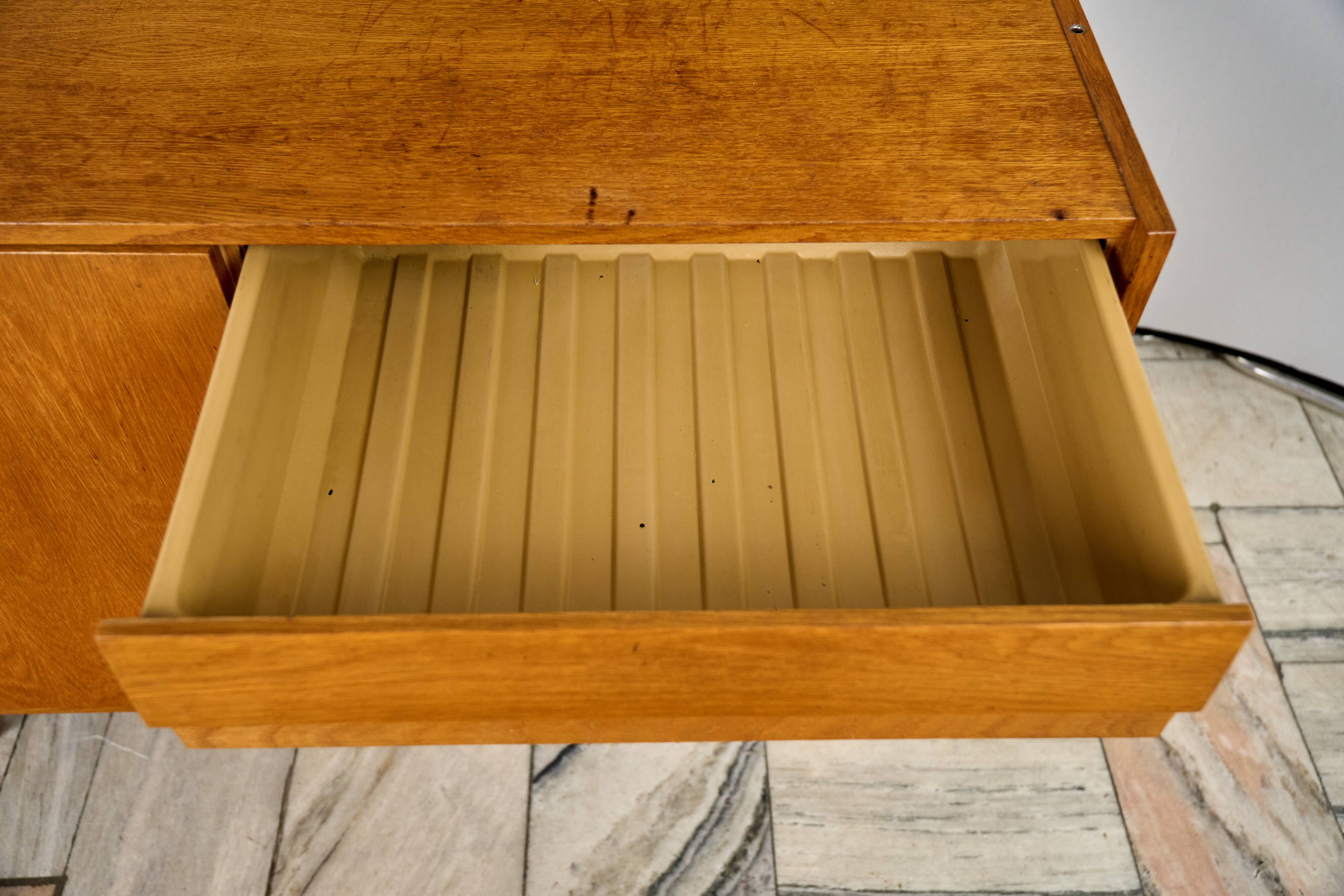 Vintage Oak Sideboard by Jiří Jiroutek, 1960s, Czechoslovakia