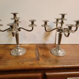 Paire de chandeliers 5 branches