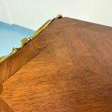 G. Durand Louis XV Bombe Commode, Marquetry, Gilt Bronze, 1880, Paris, France