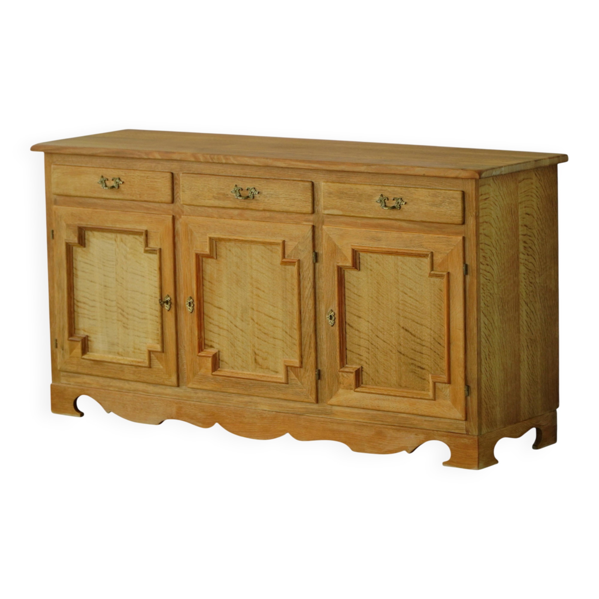 Danish oak sideboard, "Mid-Century Modern" style, 1970s.