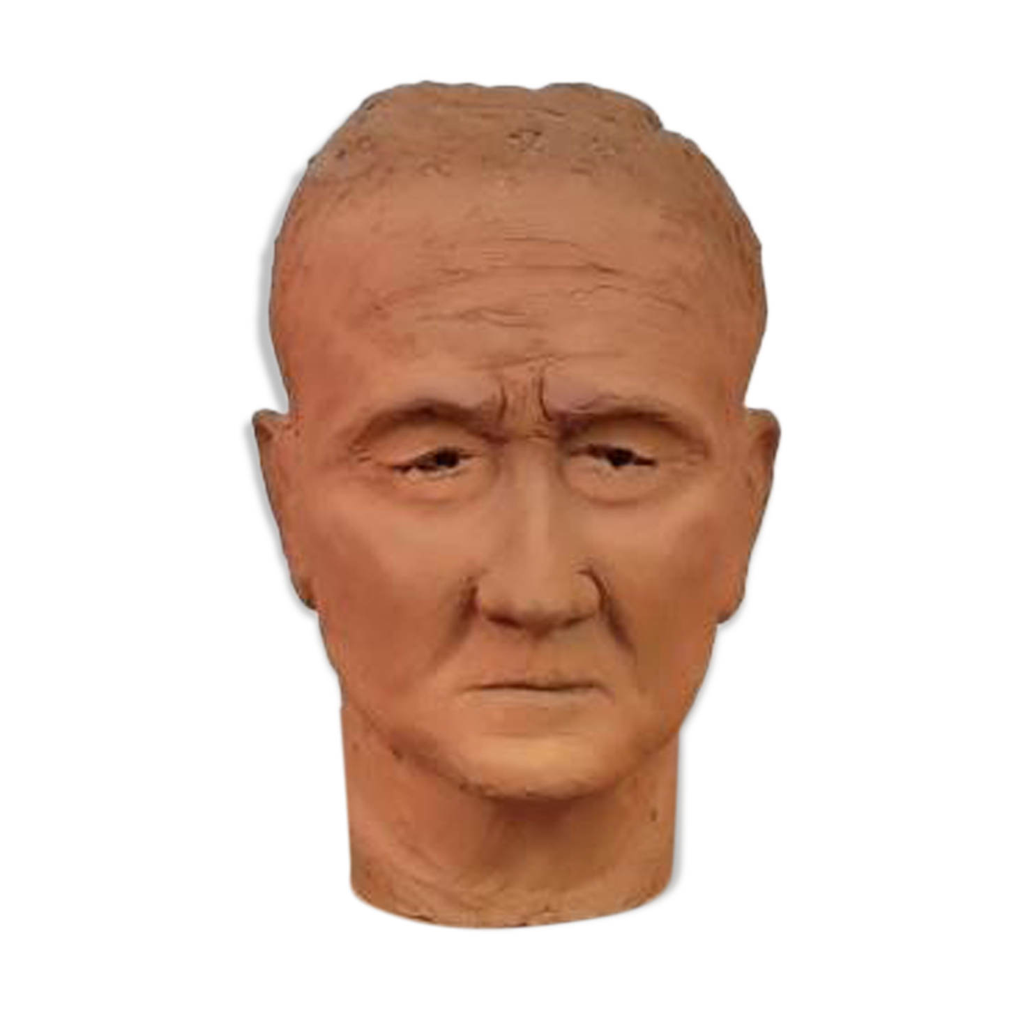 Sculpture man's head