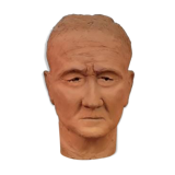 Sculpture man's head