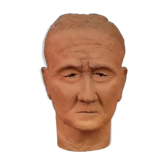Sculpture man's head