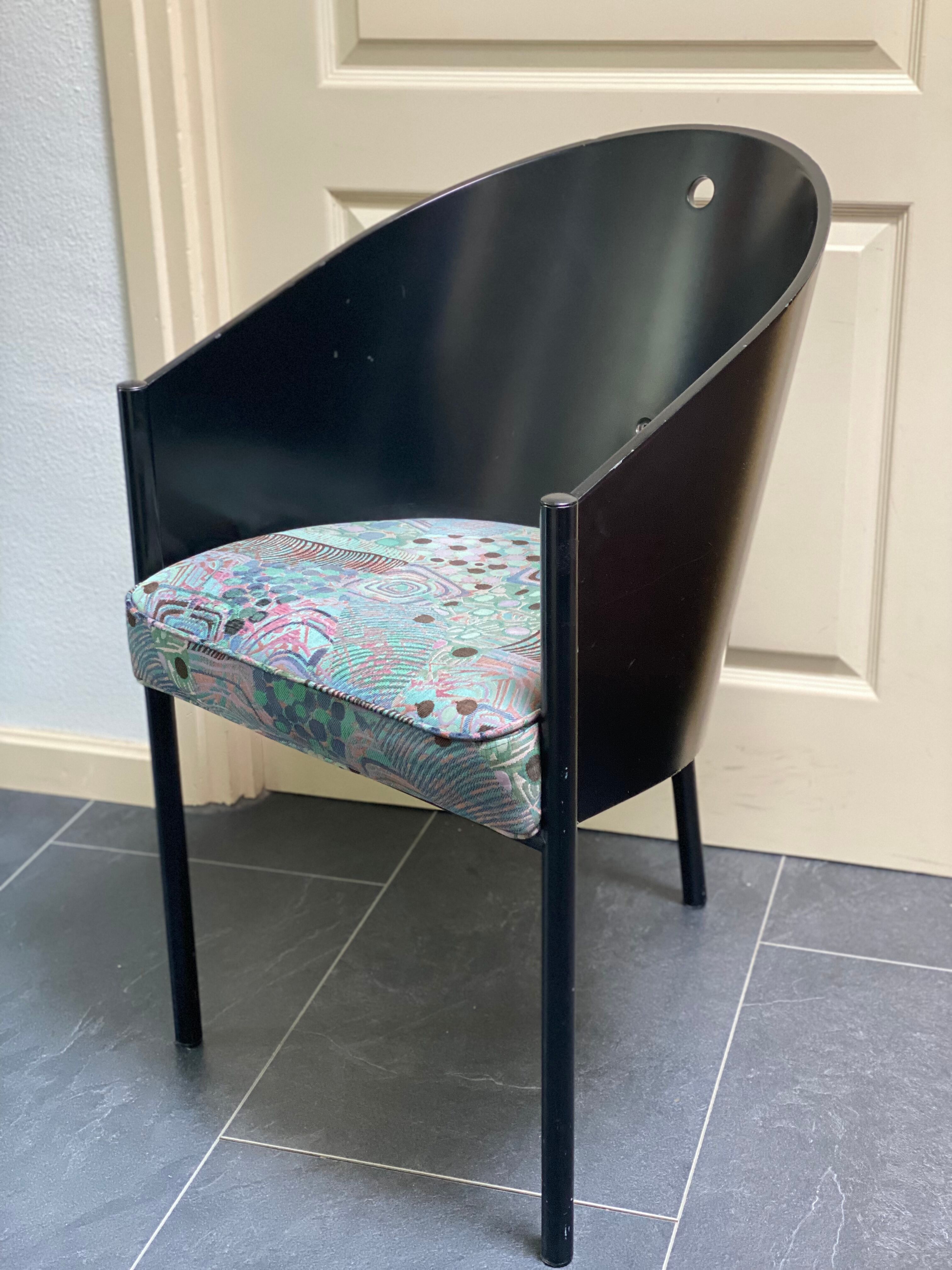 Pair of vintage costes chairs by philippe starck