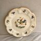 Old plate moustiers ceramics